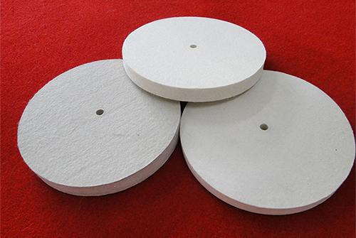 High quality 100% wool felt polishing wheel for marble and stainless steel