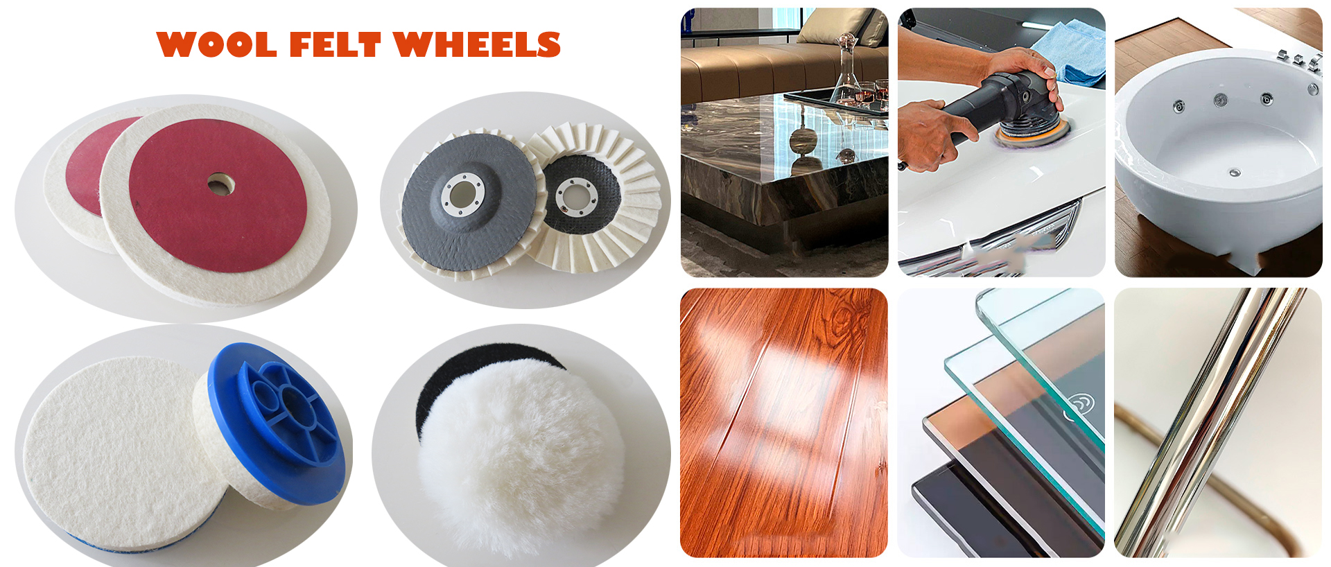wool felt polishing wheel