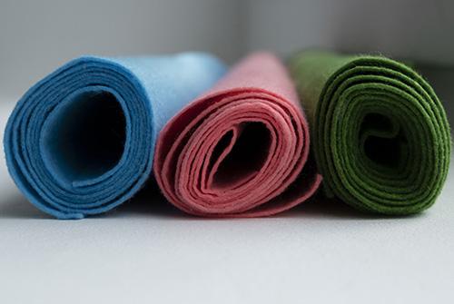 1mm colorful pure wool craft felt, 100% wool DIY felt